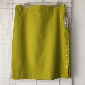 Worthington Skirt Lime Green SZ 14W New with Tag!